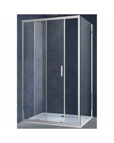 Душевой уголок Vincea Alpha 130x90 VSR-3AL9013CL профиль Хром стекло прозрачное