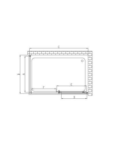 Душевой уголок Vincea Alpha 130x90 VSR-3AL9013CL профиль Хром стекло прозрачное