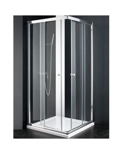 Душевой уголок Cezares Anima 100x100 ANIMA-W-A-2-100-C-Cr профиль Хром стекло прозрачное