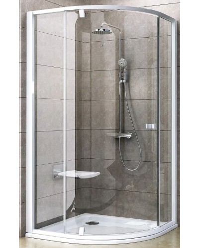 Душевой уголок Ravak Pivot PSKK3 80x80 37644101Z1 профиль Белый стекло Transparent