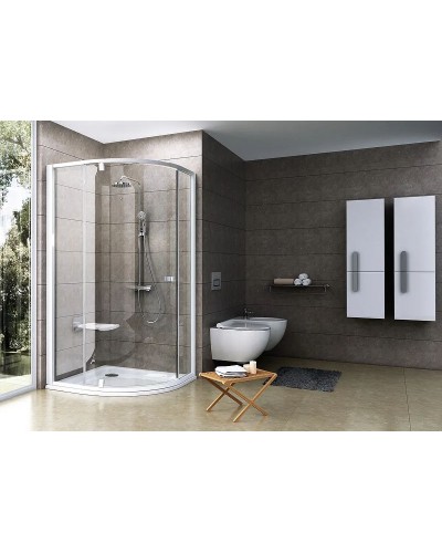 Душевой уголок Ravak Pivot PSKK3 80x80 37644101Z1 профиль Белый стекло Transparent