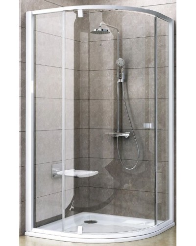 Душевой уголок Ravak Pivot PSKK3 90x90 37677100Z1 профиль Белый стекло Transparent