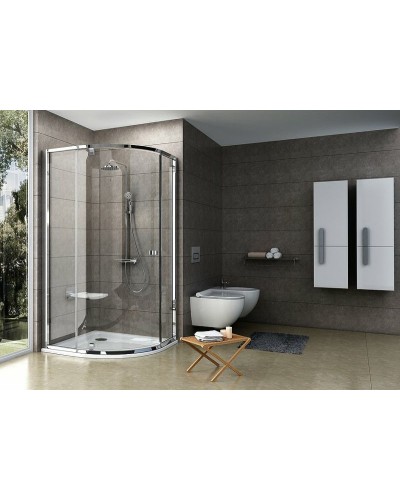 Душевой уголок Ravak Pivot PSKK3 90x90 37677C00Z1 профиль Хром стекло Transparent