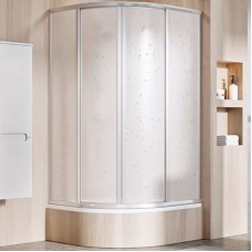 Душевой уголок Ravak Supernova SKCP4-80 Sabina 80x80 31144VU0011 профиль Сатин витраж пластик Pearl