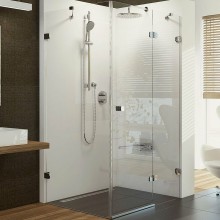 Душевой уголок Ravak Brilliant BSDPS-100/80 100х80 R 0UPA4A00Z1 профиль Хром стекло Transparent