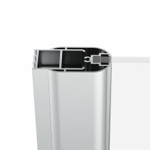 Душевой уголок Ravak Chrome CSKK4 80x80 3Q140100Z1 профиль Белый стекло Transparent