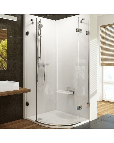 Душевой уголок Ravak Brilliant BSKK3-80 80х80 R 3UP44A00Y1 профиль Хром стекло Transparent