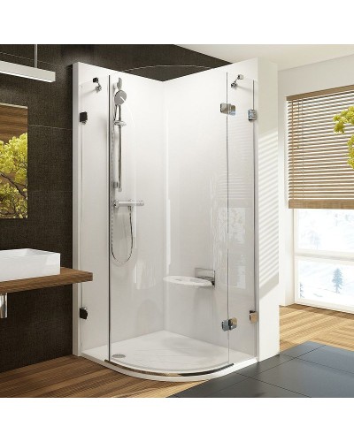 Душевой уголок Ravak Brilliant BSKK3-80 80х80 R 3UP44A00Y1 профиль Хром стекло Transparent