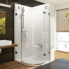 Душевой уголок Ravak Brilliant BSKK3-90 90х90 R 3UP77A00Y1 профиль Хром стекло Transparent