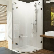 Душевой уголок Ravak Brilliant BSKK3-100 100х100 L 3ULAAA00Y1 профиль Хром стекло Transparent