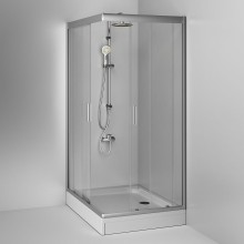 Душевой уголок AM.PM Gem 120x80 W90G-404-120280-MT профиль Хром матовый стекло прозрачное