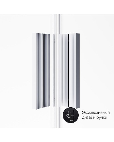 Душевой уголок AM.PM Gem 120x80 W90G-404-120280-MT профиль Хром матовый стекло прозрачное