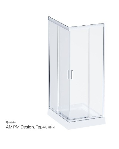 Душевой уголок AM.PM Gem 120x80 W90G-404-120280-MT профиль Хром матовый стекло прозрачное