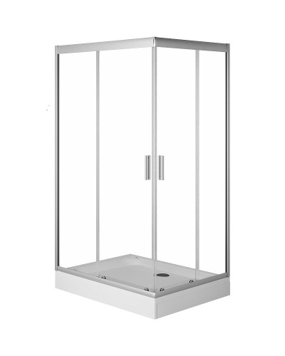 Душевой уголок AM.PM Gem 120x90 W90G-404-120290-MT профиль Хром матовый стекло прозрачное