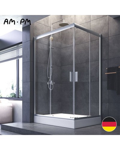 Душевой уголок AM.PM Gem 120x90 W90G-404-120290-MT профиль Хром матовый стекло прозрачное