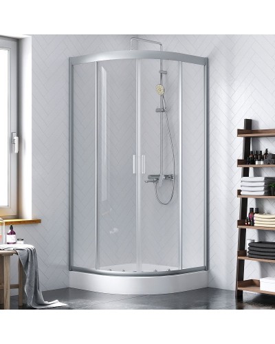 Душевой уголок Damixa Skyline 90x90 DX35WG-301-090MT профиль Хром матовый стекло прозрачное