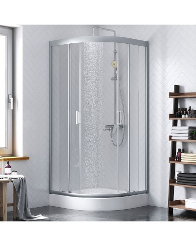 Душевой уголок Damixa Skyline 90x90 DX35WG-301-090MT профиль Хром матовый стекло прозрачное