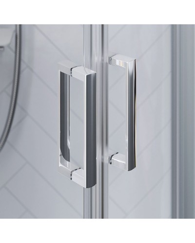 Душевой уголок Damixa Skyline 90x90 DX35WG-301-090MT профиль Хром матовый стекло прозрачное