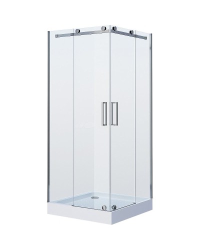 Душевой уголок Grossman Cosmo 90x90 GR-1090 профиль Хром стекло прозрачное