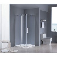 Душевой уголок Grossman Cosmo 90x90 GR-1090 профиль Хром стекло прозрачное