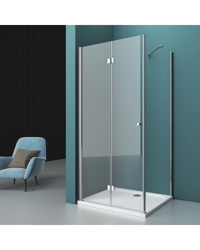 Душевой уголок BelBagno Albano 90х90 ALBANO-AS-1-90-C-Cr профиль Хром стекло прозрачное