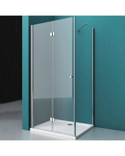 Душевой уголок BelBagno Albano 80х80 ALBANO-AS-1-80-C-Cr профиль Хром стекло прозрачное