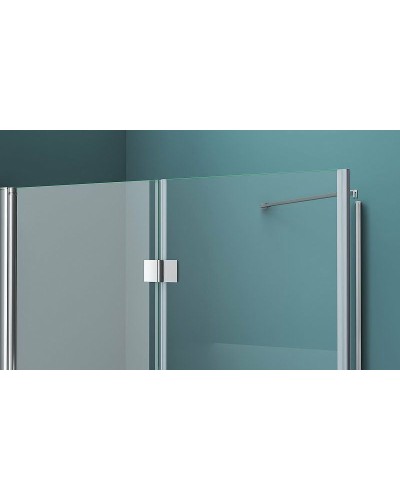 Душевой уголок BelBagno Albano 80х80 ALBANO-AS-1-80-C-Cr профиль Хром стекло прозрачное