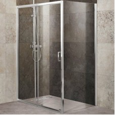 Душевой уголок BelBagno Unique 135х90 UNIQUE-AH-1-120/135-90-C-Cr профиль Хром стекло прозрачное