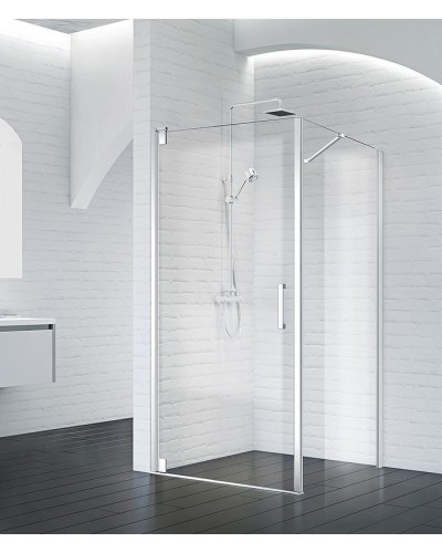 Душевой уголок BelBagno Marmi 70х90 MARMI-AH-1-70/90-C-Cr профиль Хром стекло прозрачное