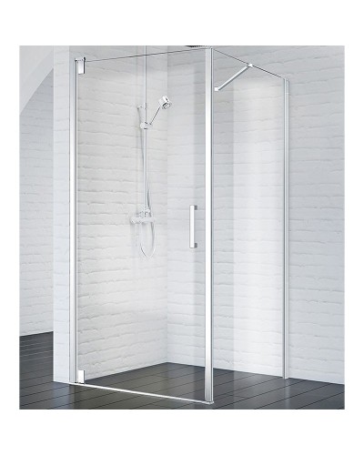 Душевой уголок BelBagno Marmi 70х90 MARMI-AH-1-70/90-C-Cr профиль Хром стекло прозрачное