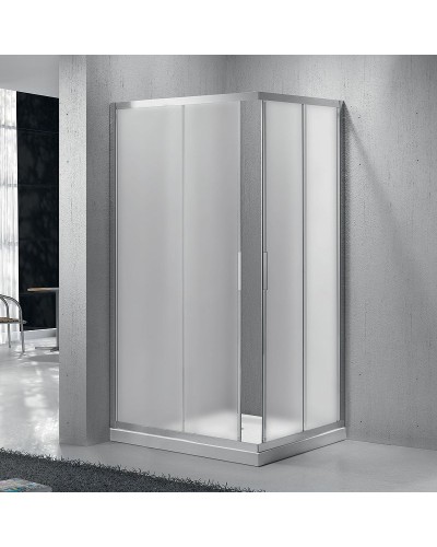 Душевой уголок BelBagno Sela 120х90 SELA-AH-2-120/90-P-Cr профиль Хром стекло рифленое