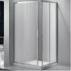Душевой уголок BelBagno Sela 120х90 SELA-AH-2-120/90-P-Cr профиль Хром стекло рифленое