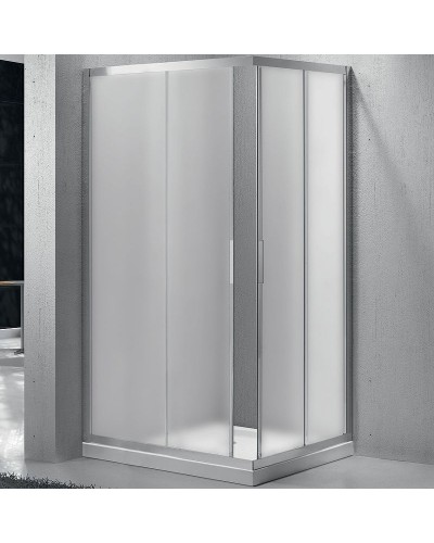 Душевой уголок BelBagno Sela 120х90 SELA-AH-2-120/90-P-Cr профиль Хром стекло рифленое