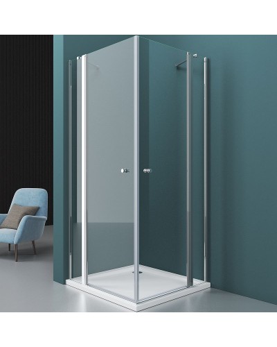 Душевой уголок BelBagno Etna 100х100 ETNA-A-22-100-C-Cr профиль Хром стекло прозрачное
