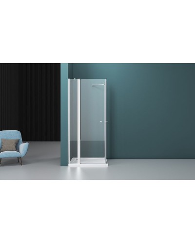 Душевой уголок BelBagno Etna 90х90 ETNA-A-22-90-C-Cr профиль Хром стекло прозрачное