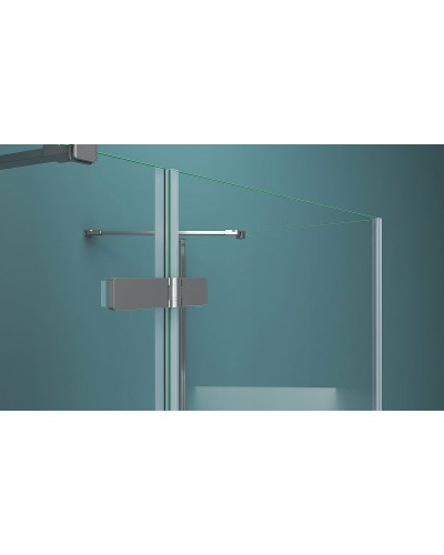 Душевой уголок BelBagno Kraft 120х90 KRAFT-AH-12-120/90-C-Cr-L профиль Хром стекло прозрачное