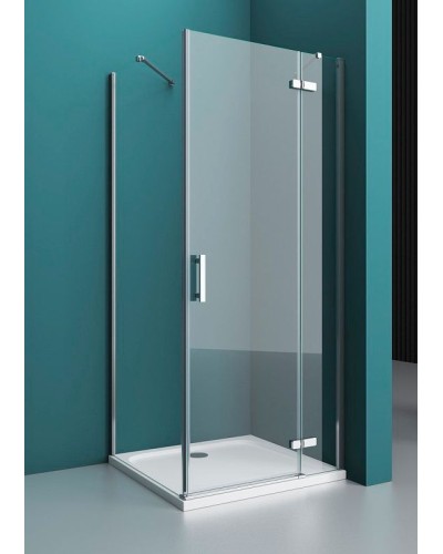 Душевой уголок BelBagno Kraft 100х90 KRAFT-AH-12-100/90-C-Cr-R профиль Хром стекло прозрачное