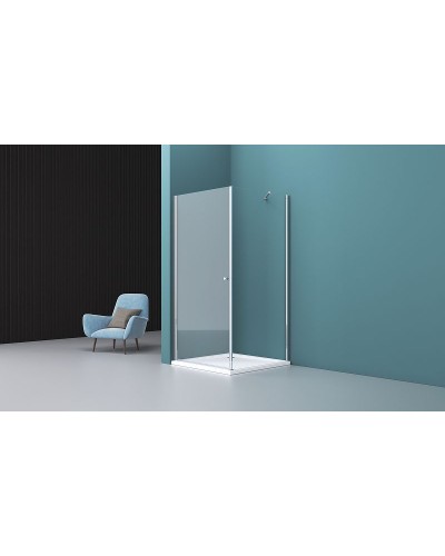 Душевой уголок BelBagno Etna 90х80 ETNA-AH-1-90/80-C-Cr профиль Хром стекло прозрачное