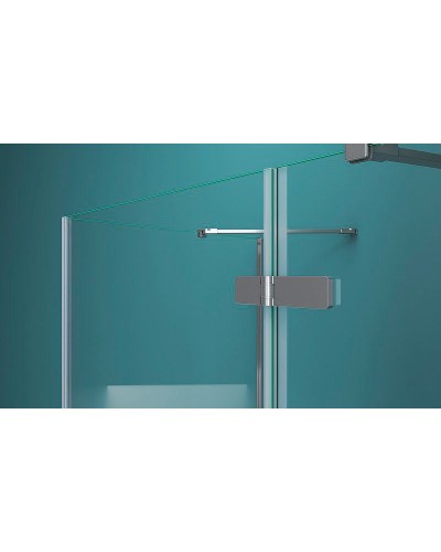 Душевой уголок BelBagno Kraft 90х80 KRAFT-AH-12-90/80-C-Cr-R профиль Хром стекло прозрачное