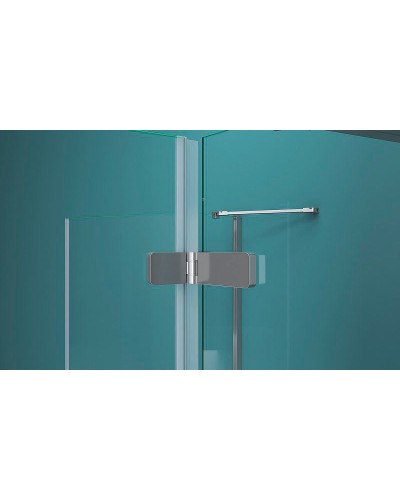 Душевой уголок BelBagno Kraft 120х90 KRAFT-AH-22-120/90-C-Cr-L профиль Хром стекло прозрачное