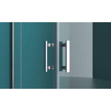 Душевой уголок BelBagno Kraft 100х90 KRAFT-AH-22-100/90-C-Cr-R профиль Хром стекло прозрачное
