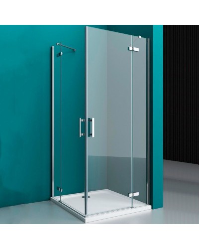 Душевой уголок BelBagno Kraft 120х80 KRAFT-AH-22-120/80-C-Cr-R профиль Хром стекло прозрачное
