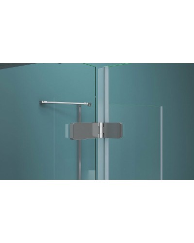 Душевой уголок BelBagno Kraft 120х100 KRAFT-AH-22-120/100-C-Cr-R профиль Хром стекло прозрачное