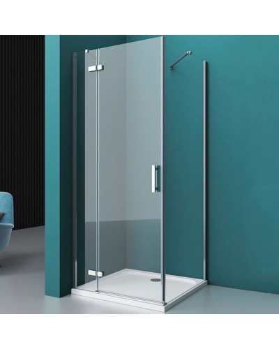 Душевой уголок BelBagno Kraft 90х90 KRAFT-A-12-90-C-Cr-L профиль Хром стекло прозрачное