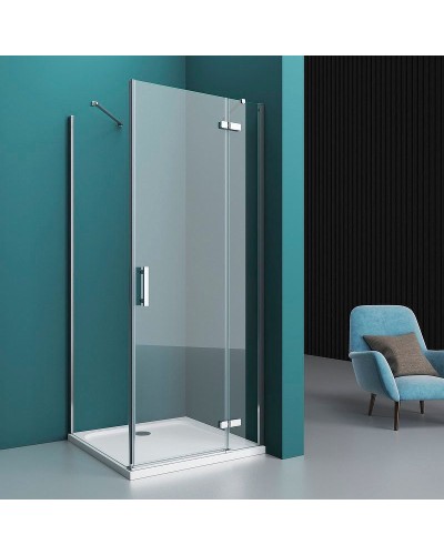 Душевой уголок BelBagno Kraft 90х90 KRAFT-A-12-90-C-Cr-R профиль Хром стекло прозрачное