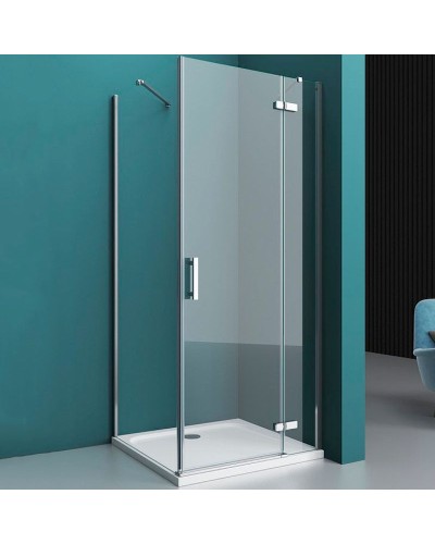 Душевой уголок BelBagno Kraft 80х80 KRAFT-A-12-80-C-Cr-R профиль Хром стекло прозрачное