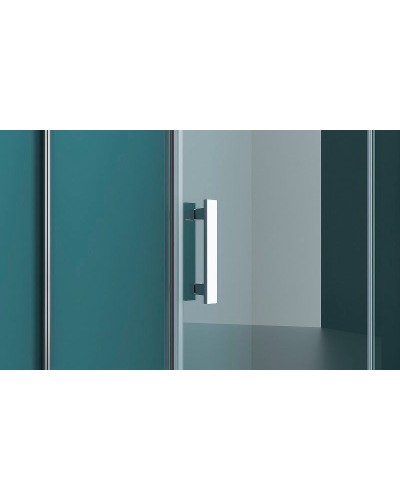 Душевой уголок BelBagno Kraft 80х80 KRAFT-A-12-80-C-Cr-R профиль Хром стекло прозрачное