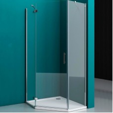 Душевой уголок BelBagno Kraft 100х100 KRAFT-P-1-100-C-Cr-L профиль Хром стекло прозрачное