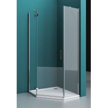 Душевой уголок BelBagno Kraft 100х100 KRAFT-P-1-100-C-Cr-L профиль Хром стекло прозрачное