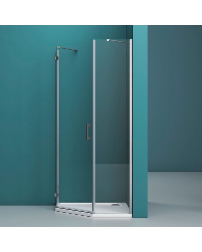 Душевой уголок BelBagno Kraft 90х90 KRAFT-P-1-90-C-Cr-L профиль Хром стекло прозрачное